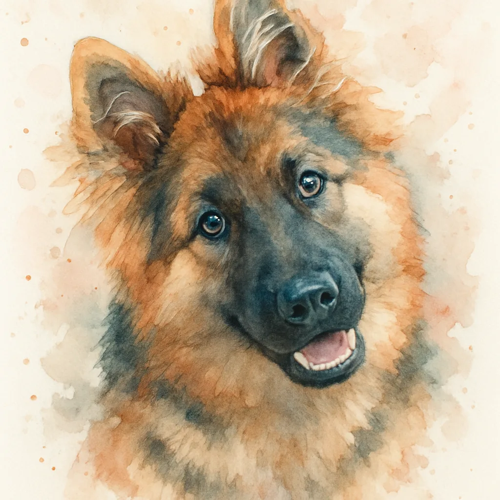 Pet portrait result